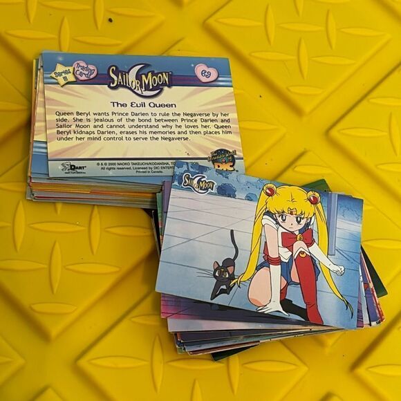 Stack of Sailor Moon Trading Cards from the late 1990s-2000s - Picture 1 of 5